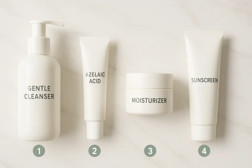 azelaic-acid-pregnancy-skincare-routine-products