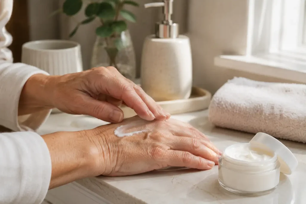 senior-skincare-gentle-cleansing