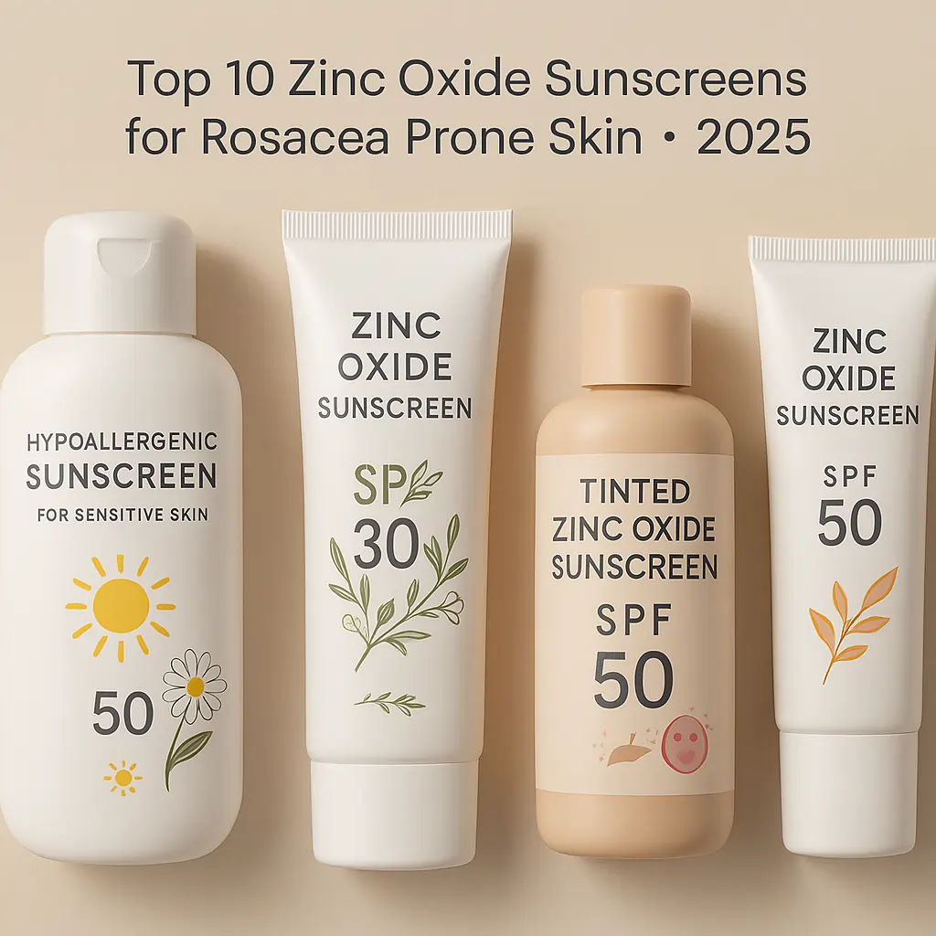Top 10 Zinc Oxide Sunscreens for Rosacea 2025